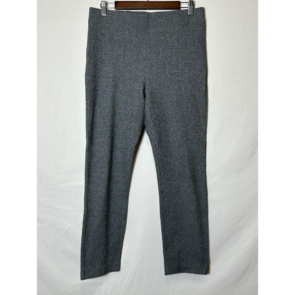 Crosby Women's Career Tweed Pull On High Waisted Stretch Pants, Size L
